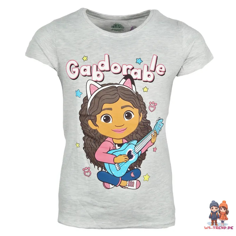 Gabbys Dollhouse Kinder Mädchen kurzarm Schlafanzug Pyjama - WS-Trend.de 104-134 Baumwolle