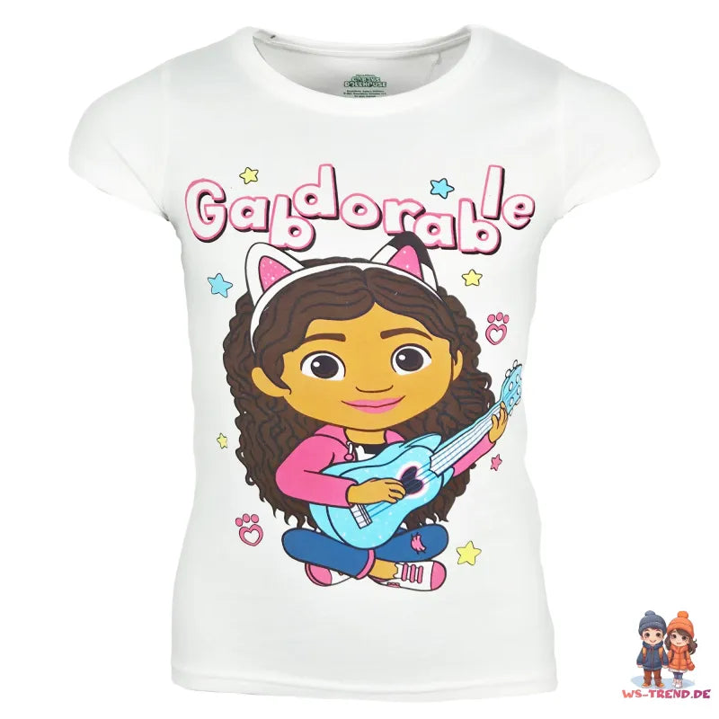 Gabbys Dollhouse Kinder Mädchen kurzarm Schlafanzug Pyjama - WS-Trend.de 104-134 Baumwolle
