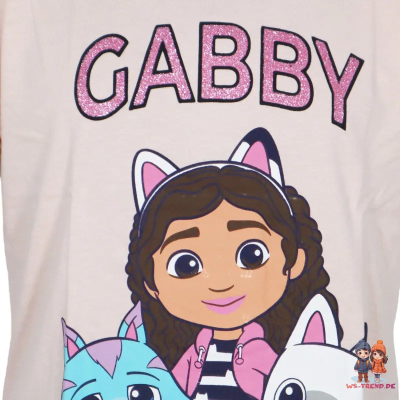 Gabbys Dollhouse Mädchen Kinder T-Shirt Shirt - WS-Trend.de Gr. 104-134 100% Baumwolle