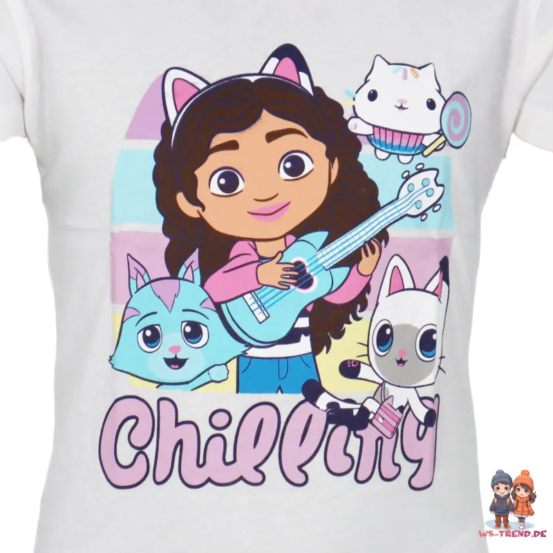 Gabbys Dollhouse Mädchen Kinder T-Shirt Shirt - WS-Trend.de Gr. 104-134 100% Baumwolle