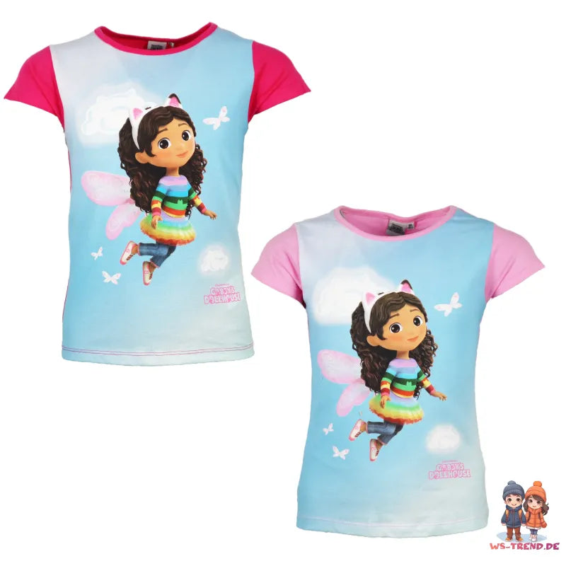Gabbys Dollhouse Mädchen Kinder T-Shirt Shirt - WS-Trend.de Gr. 98-128 100% Baumwolle