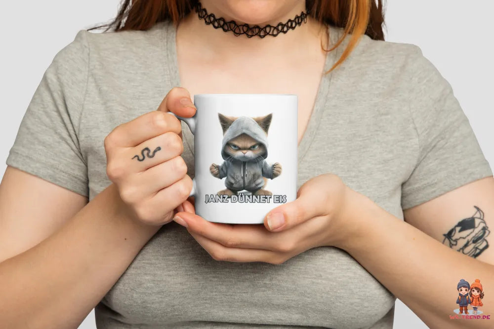 Katze Janz Dünnet Eis Keramik Kaffeetasse Teetasse Tasse Geschenke WS Trend.de