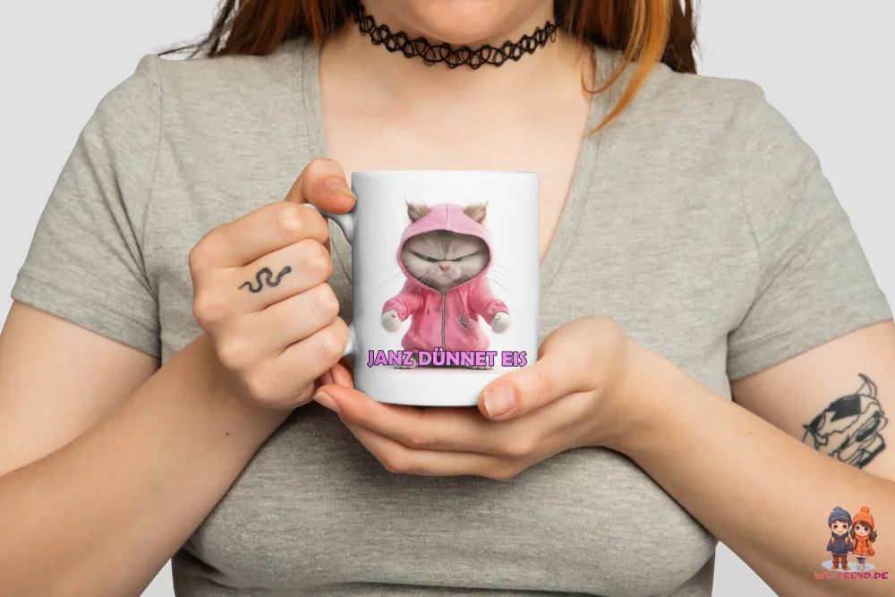 Katze Angry Cat Janz Dünnet Eis Keramik Kaffeetasse Teetasse Tasse Geschenke - WS-Trend.de