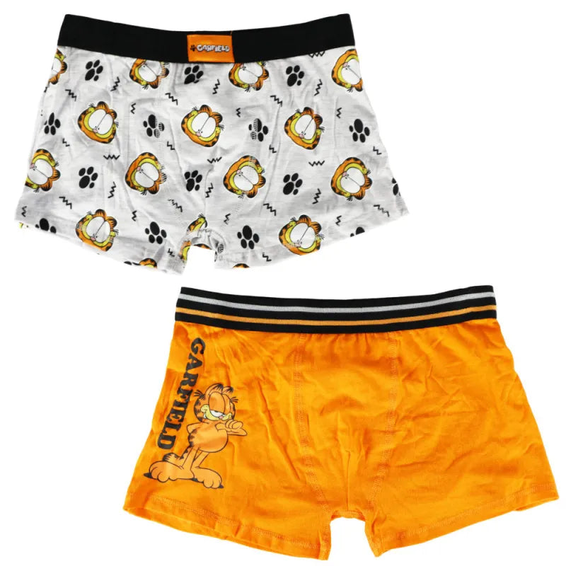 Garfield der Kater Herren Boxershorts Unterhose 2er Pack - WS-Trend.de Gr. S -XXL