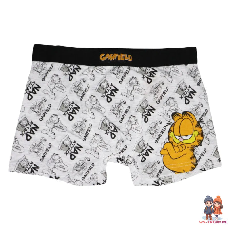 Garfield der Kater Jungen Boxershorts Unterhose 2er Pack - WS-Trend.de Gr. 134 bis 164
