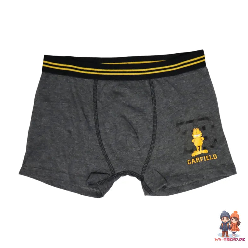 Garfield der Kater Jungen Boxershorts Unterhose 2er Pack - WS-Trend.de Gr. 134 bis 164