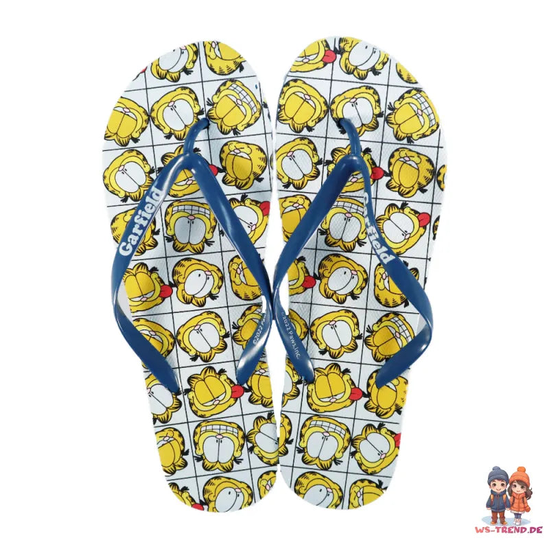 Garfield Kater Jungen Flip Flops Sandalen Zehentrenner Latschen - WS-Trend.de Gr. 34-39