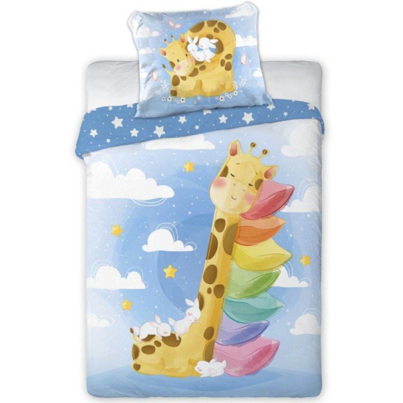 Die kleine Giraffe Baby Bettwäsche Set 100x135 40x60 - WS-Trend.de Kleine 100% Baumwolle