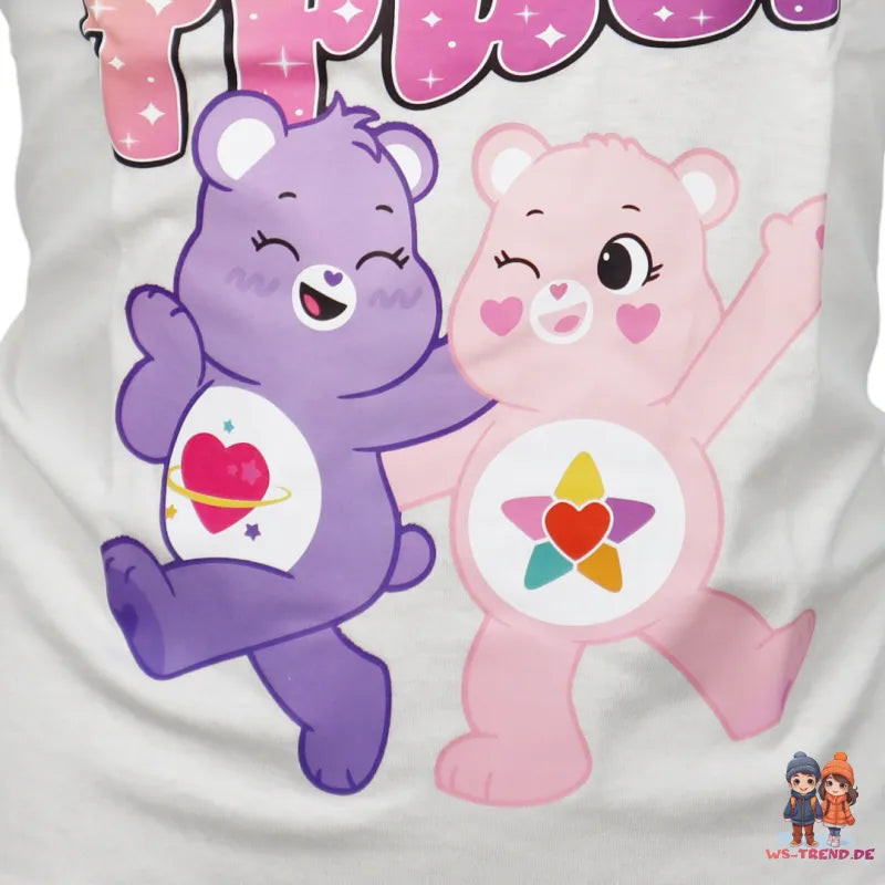 Glücksbärchis Herzchenbärchi Liebe-mich-Bärchi Mädchen kurzarm T-Shirt Shirt - WS-Trend.de