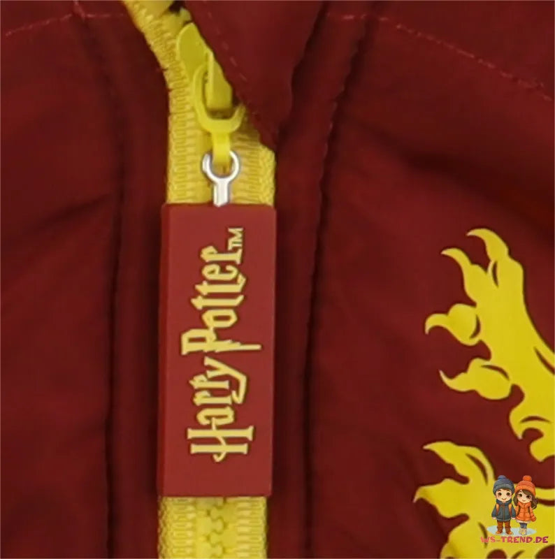 Harry Potter Gryffindor Kinder Winterjacke mit Kapuze - WS-Trend.de Herbst Jacke Jungen 104 - 140