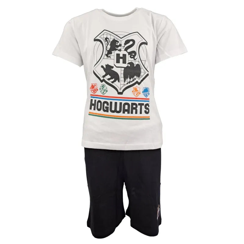 Harry Potter Hogwarts Kinder Jugend Schlafanzug Pyjama - WS-Trend.de kurzarm 134 -164 baumwolle