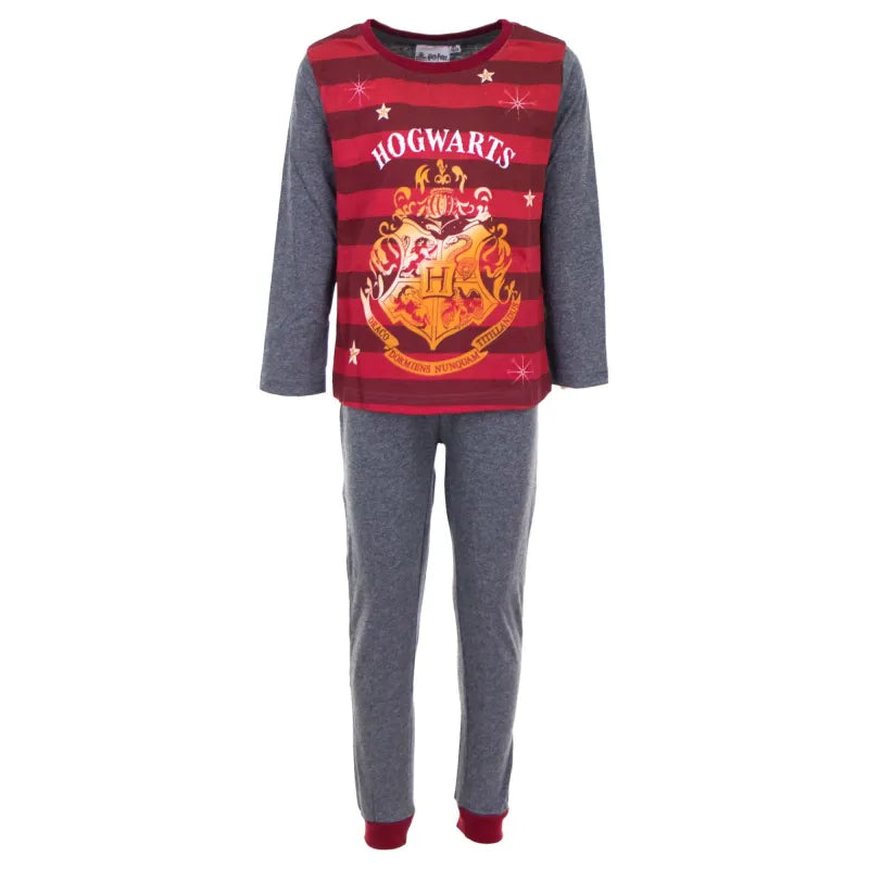 Harry Potter Hogwarts Kinder Schlafanzug Pyjama - WS-Trend.de lang 98 - 128 Baumwolle