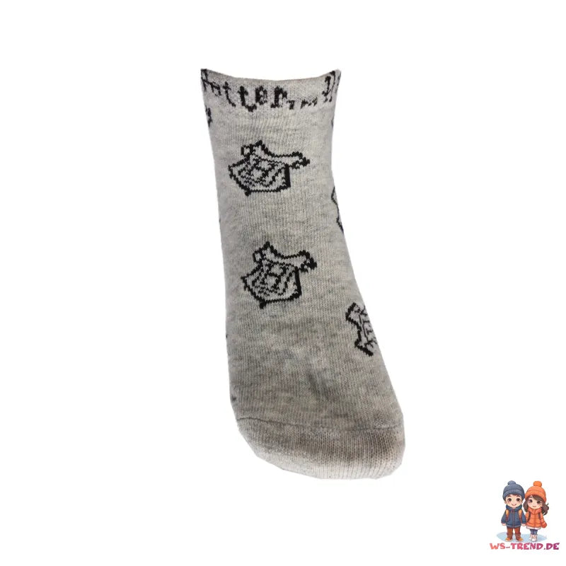 Harry Potter Hogwarts kurze Sneaker Kinder Socken 2er Pack - WS-Trend.de 27 - 38 Unisex