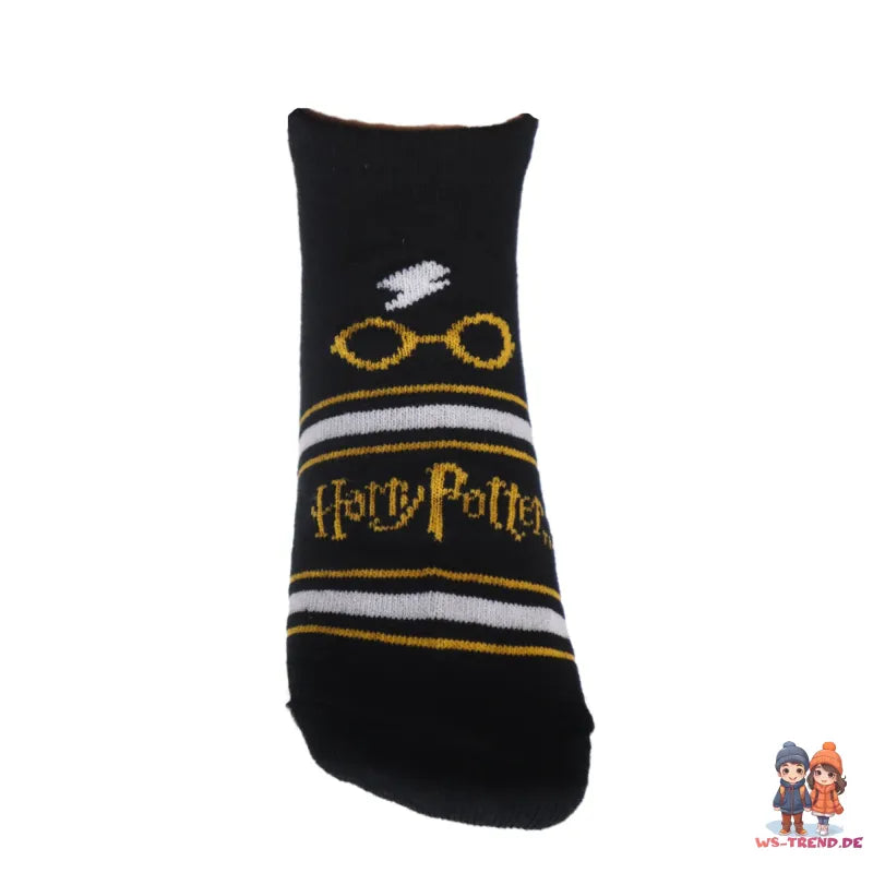 Harry Potter Hogwarts kurze Sneaker Kinder Socken 2er Pack - WS-Trend.de 27 - 38 Unisex