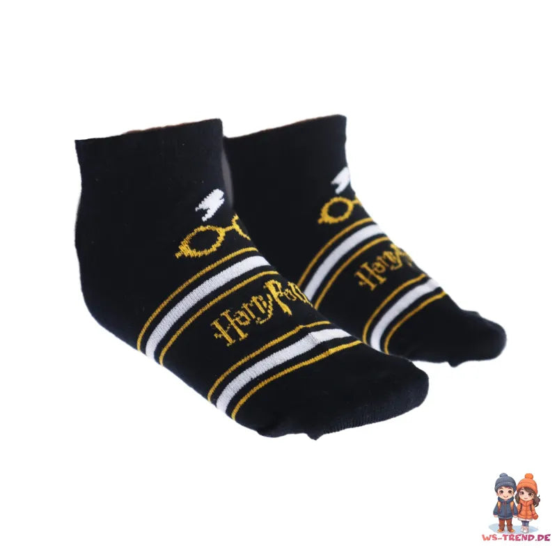 Harry Potter Hogwarts kurze Sneaker Kinder Socken 2er Pack - WS-Trend.de 27 - 38 Unisex