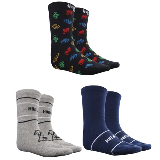 Harry Potter Jungen Sneaker Socken 3er Pack - WS-Trend.de Hogwarts Kinder Gr. 23 bis 38 Unisex