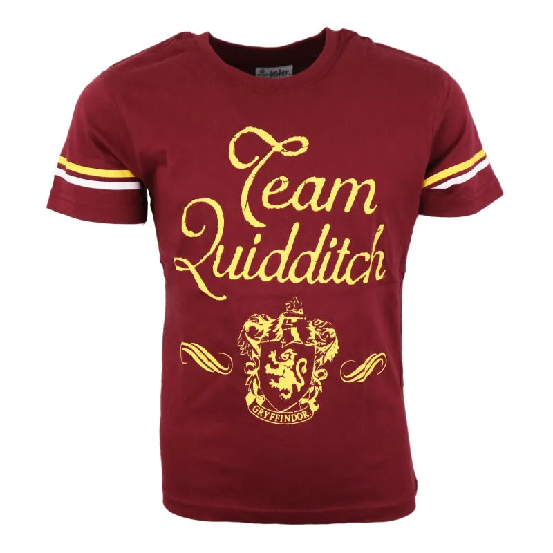 Harry Potter Team Quidditch Jugend T-Shirt - WS-Trend.de Kinder Shirt Farbwahl 134-164 Baumwolle