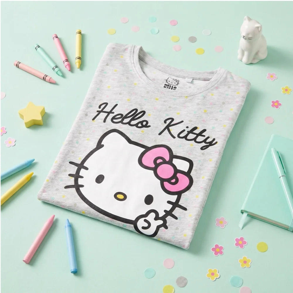 Hello Kitty Kinder Mädchen kurzarm T-Shirt Shirt - WS-Trend.de