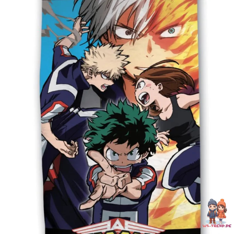 My Hero Academia Badetuch Strandtuch 70x140cm - WS-Trend.de Handtuch Badehandtuch XXL 70x140 NEU