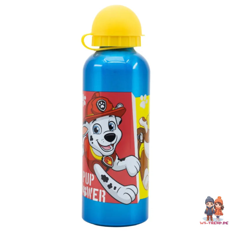Paw Patrol Chase Marshal Kinder Alu Wasserflasche Trinkflasche Flasche 530 ml - WS-Trend.de