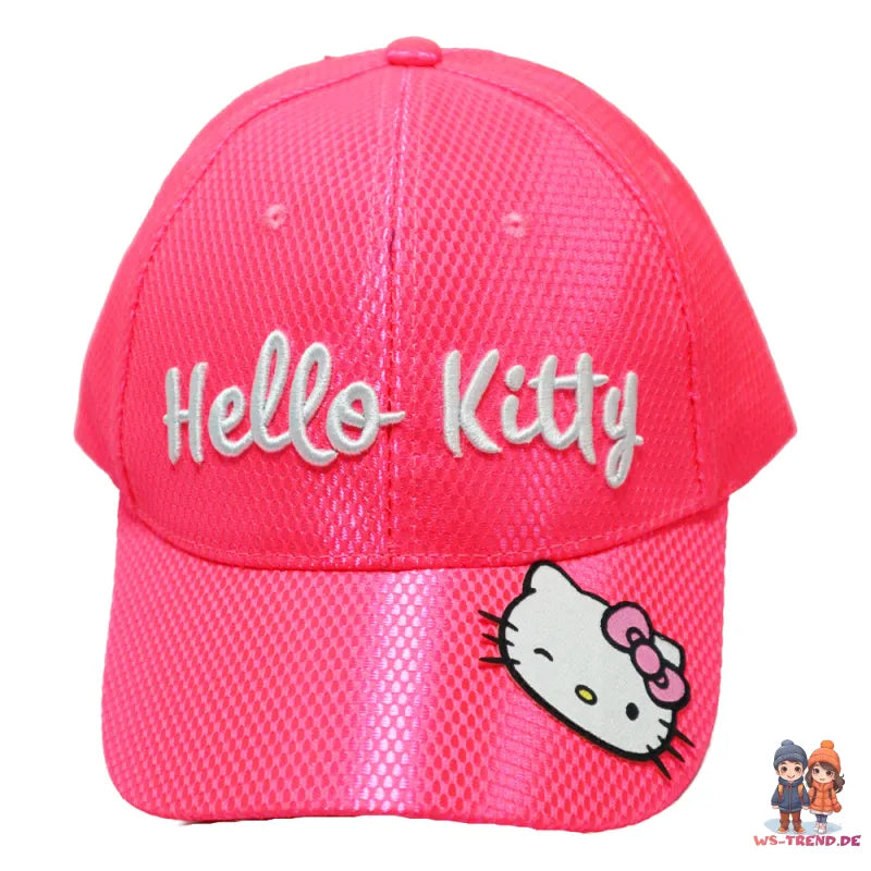 Hello Kitty Kinder Mädchen Basecap Baseball Kappe Mütze - WS-Trend.de Gr. 52-54