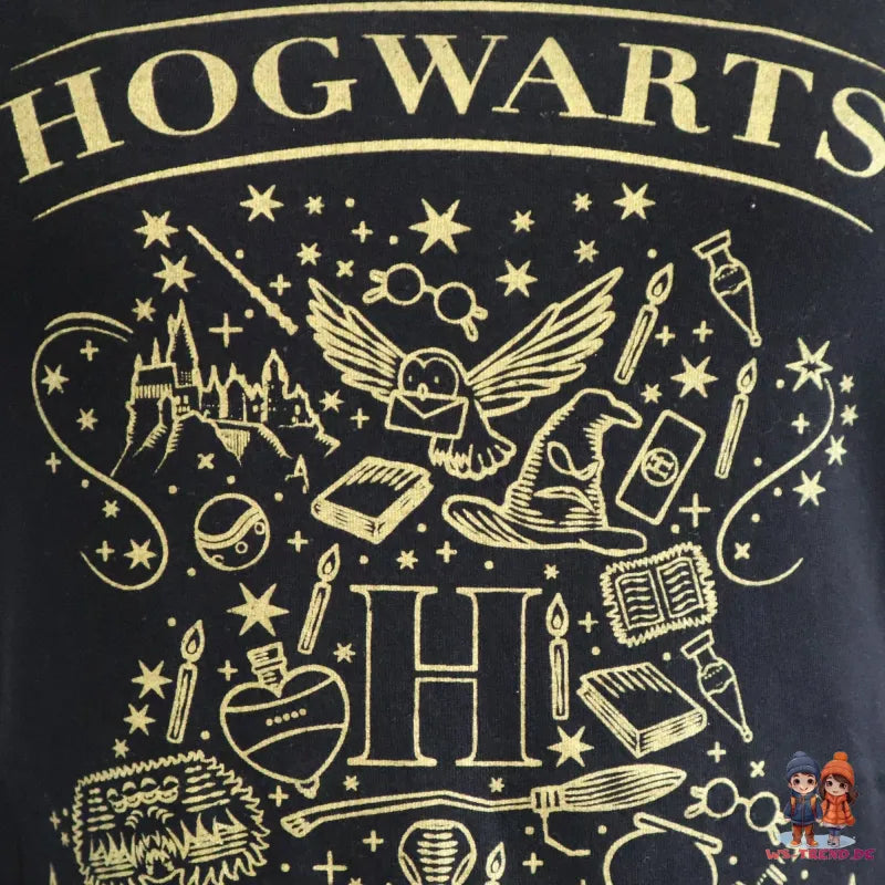 Harry Potter Hogwarts Damen kurzarm Schlafshirt - WS-Trend.de Gryffindor S-XL Baumwolle NEU