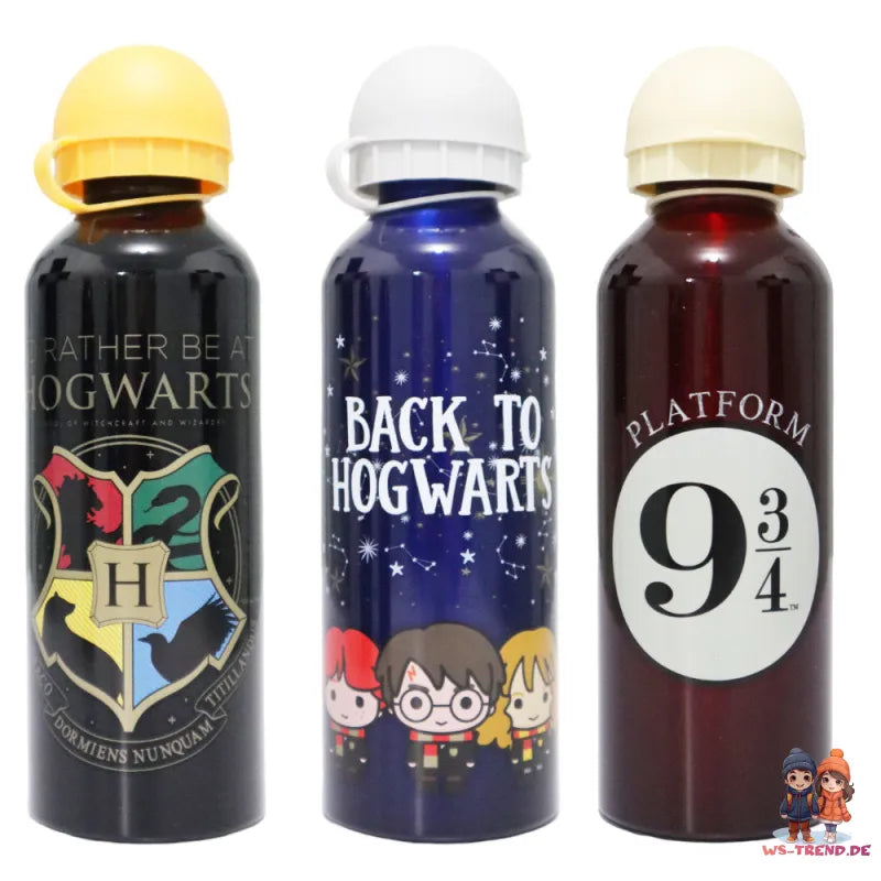Harry Potter Hogwarts Aluminium Wasserflasche Trinkflasche Flasche 500 ml - WS-Trend.de