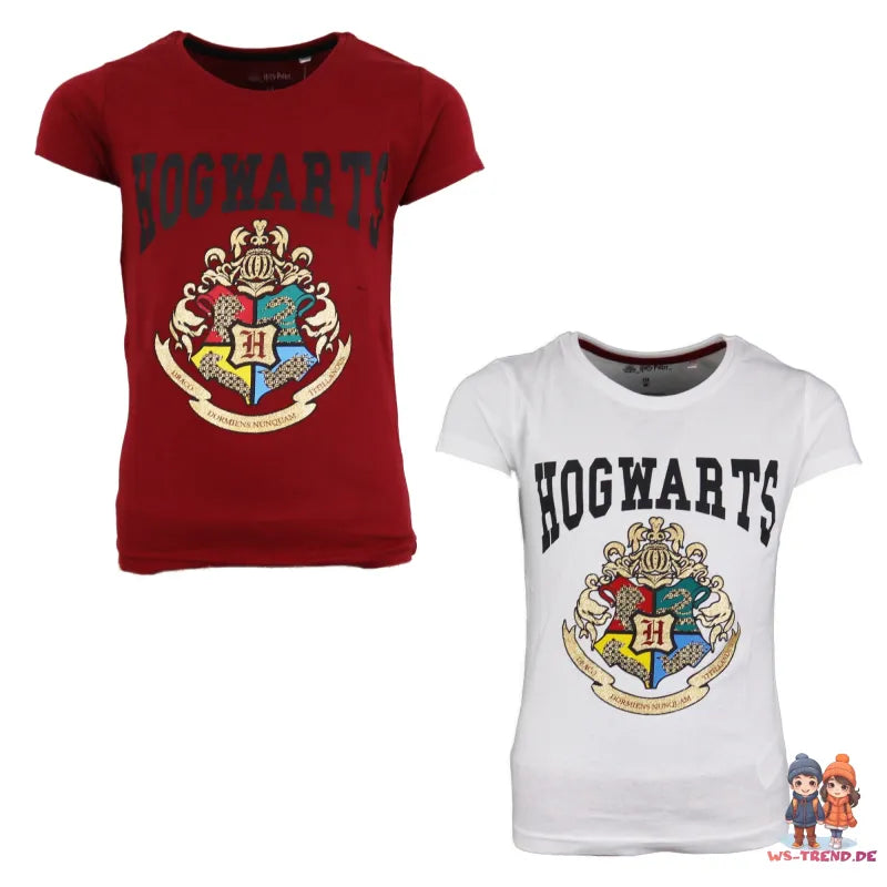 Harry Potter Hogwarts Kinder kurzarm T-Shirt - WS-Trend.de Mädchen Shirt Oberteil