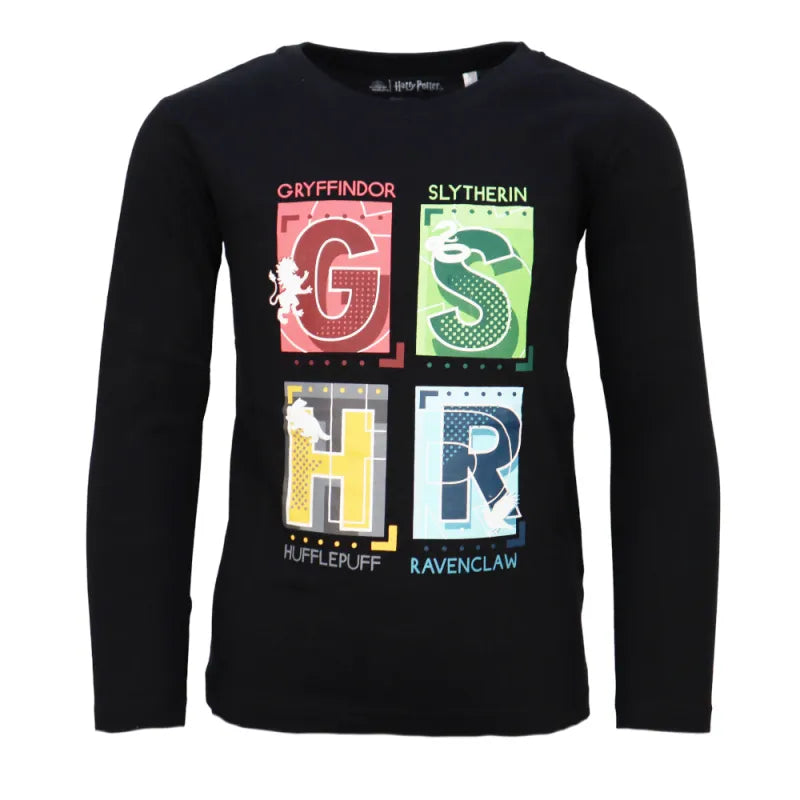 Harry Potter Hogwarts Gryffindor Jungen langarm T-Shirt Shirt - WS-Trend.de Gr. 104-134