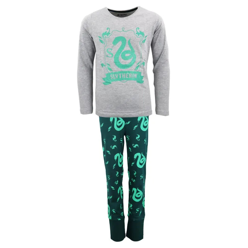 Harry Potter Gryffindor Slytherin Mädchen Schlafanzug Pyjama - WS-Trend.de 134-164 Baumwolle