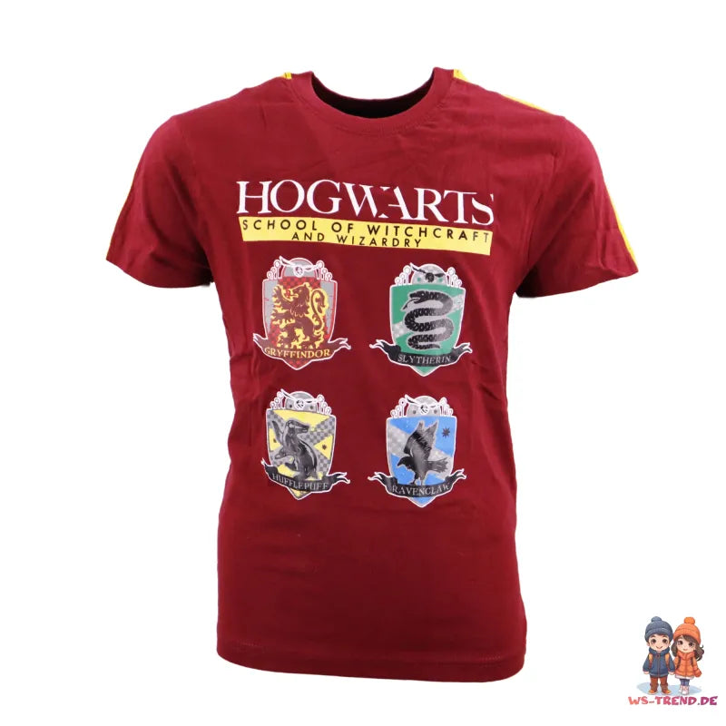 Harry Potter Hogwarts Kinder Schlafanzug Pyjama - WS-Trend.de kurzarm 134 -164 Baumwolle