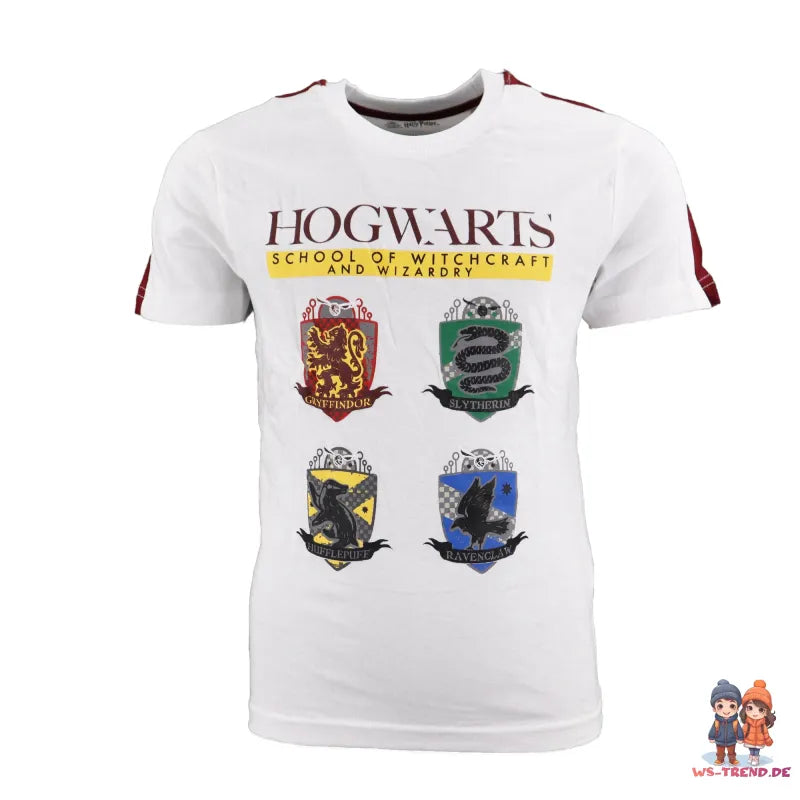 Harry Potter Hogwarts Kinder Schlafanzug Pyjama - WS-Trend.de kurzarm 134 -164 Baumwolle