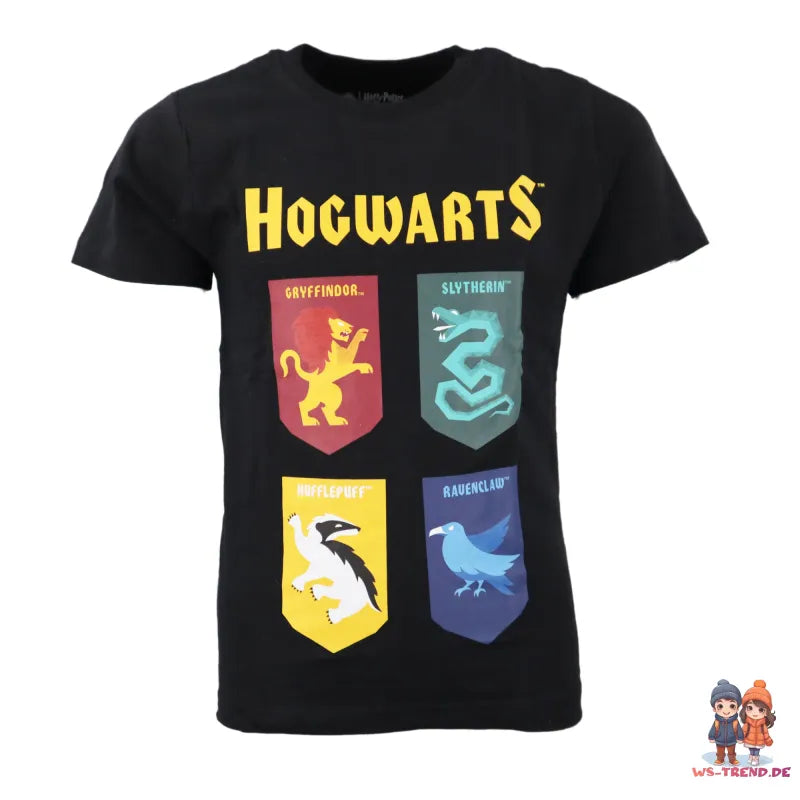 Harry Potter Hogwarts Kinder Jugend Schlafanzug Pyjama - WS-Trend.de kurzarm 134 -164 baumwolle