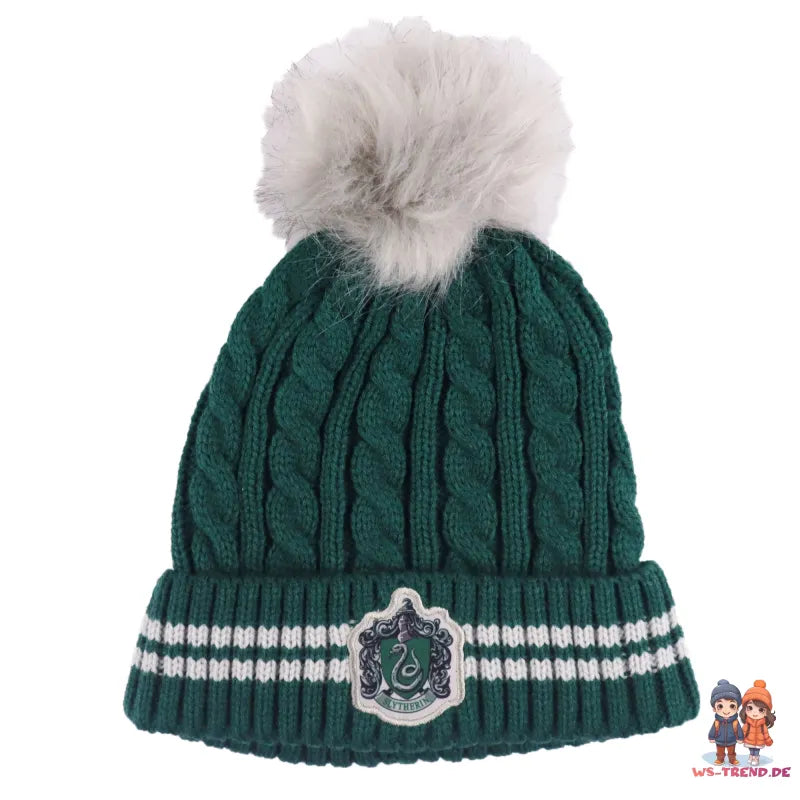 Harry Potter Gryffindor Slytherin Mädchen Winter Set Mütze plus Snood Schaal - WS-Trend.de