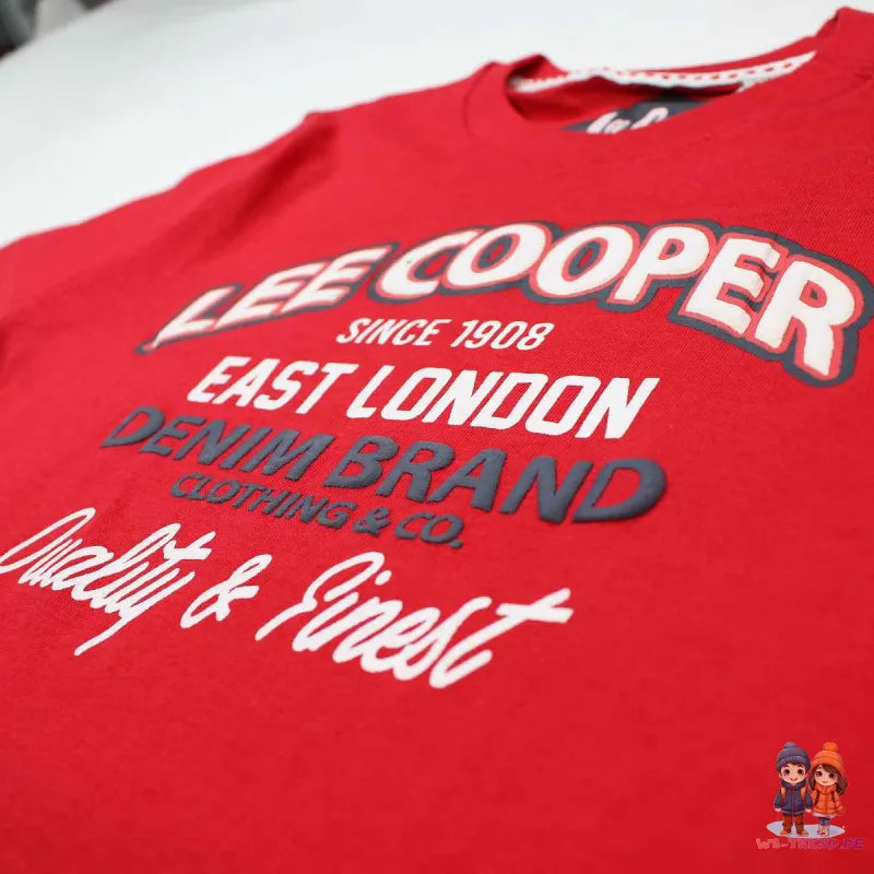 Lee Cooper Kinder Jungen T-Shirt Kurzarm Shirt - WS-Trend.de 104-164 Baumwolle