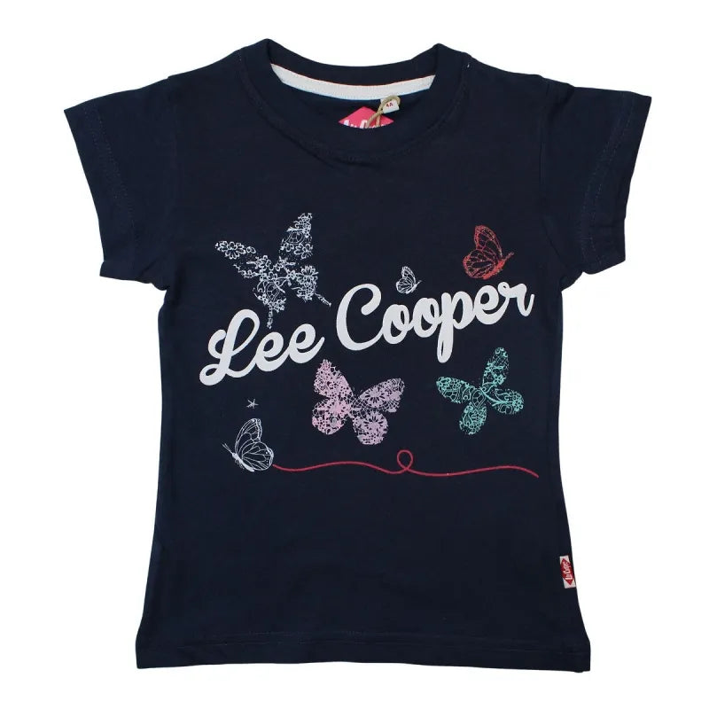 Lee Cooper Kinder Mädchen T-Shirt Kurzarm Shirt - WS-Trend.de Gr. 104-164 Baumwolle