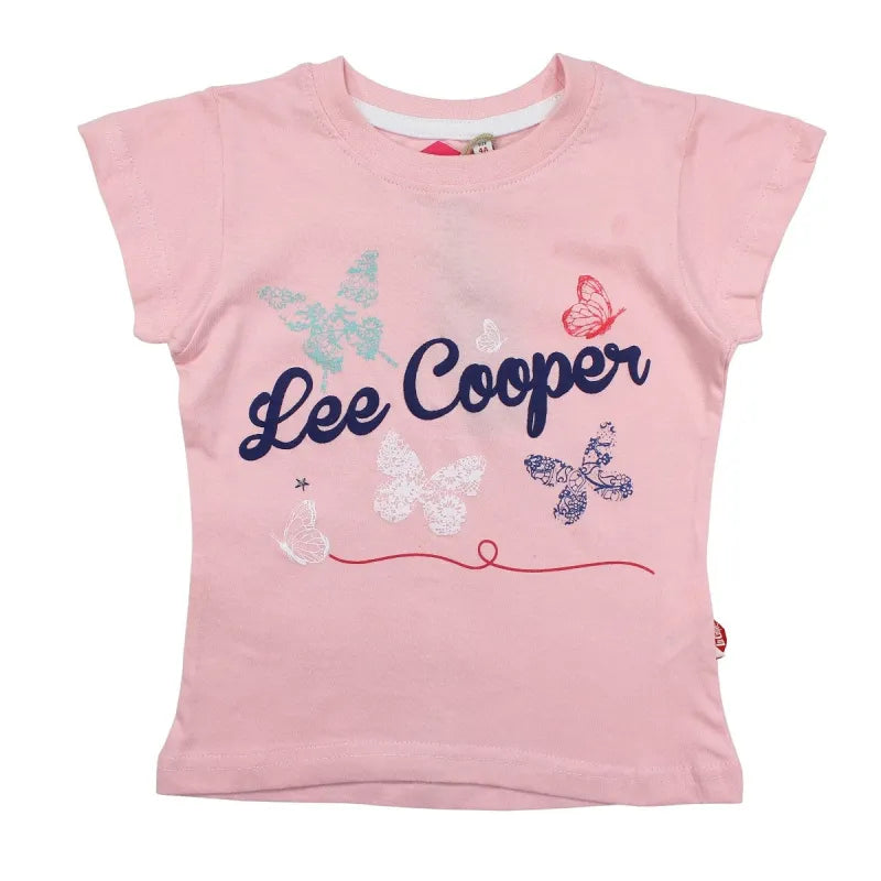 Lee Cooper Kinder Mädchen T-Shirt Kurzarm Shirt - WS-Trend.de Gr. 104-164 Baumwolle