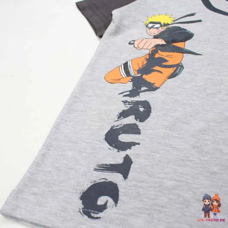 Anime Naruto Shippuden Jungen kurzarm T Shirt WS Trend.de Kinder 116 128 Baumwolle