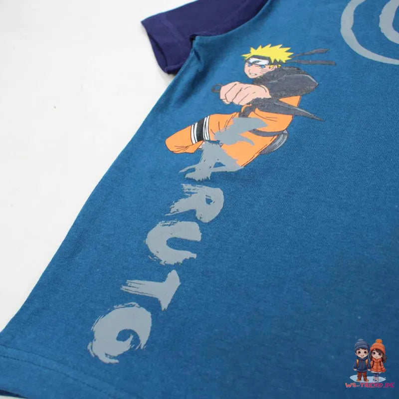 Anime Naruto Shippuden Jungen kurzarm T Shirt WS Trend.de Kinder 116 128 Baumwolle