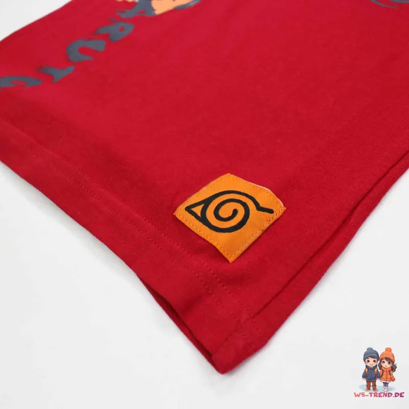Anime Naruto Shippuden Jungen kurzarm T Shirt WS Trend.de Kinder 116 128 Baumwolle