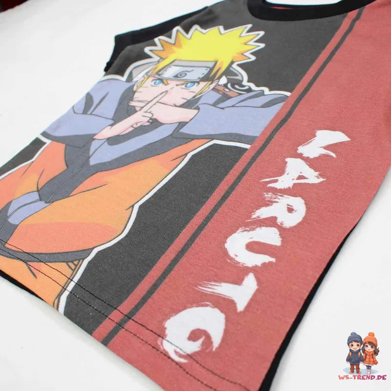 Anime Naruto Shippuden Kinder Jungen kurzarm Shirt T-Shirt - WS-Trend.de 100% Baumwolle
