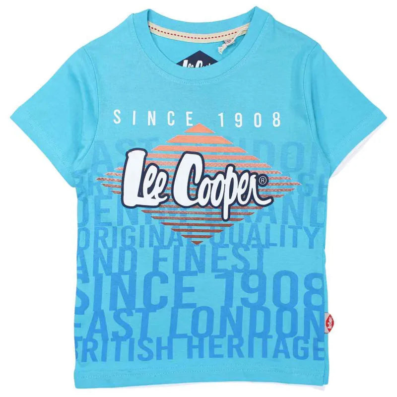 Lee Cooper Kinder Jungen T-Shirt Kurzarm Shirt - WS-Trend.de 104-164 Baumwolle