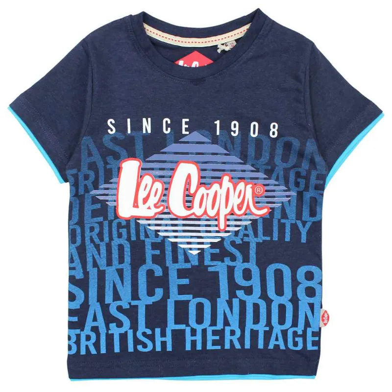 Lee Cooper Kinder Jungen T-Shirt Kurzarm Shirt - WS-Trend.de 104-164 Baumwolle