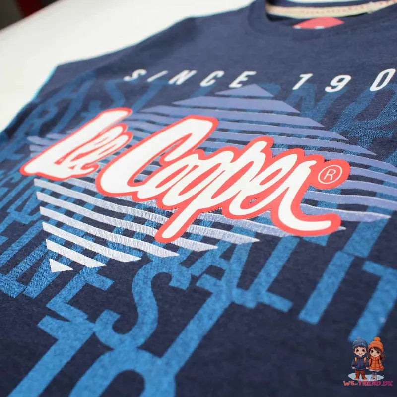 Lee Cooper Kinder Jungen T-Shirt Kurzarm Shirt - WS-Trend.de 104-164 Baumwolle