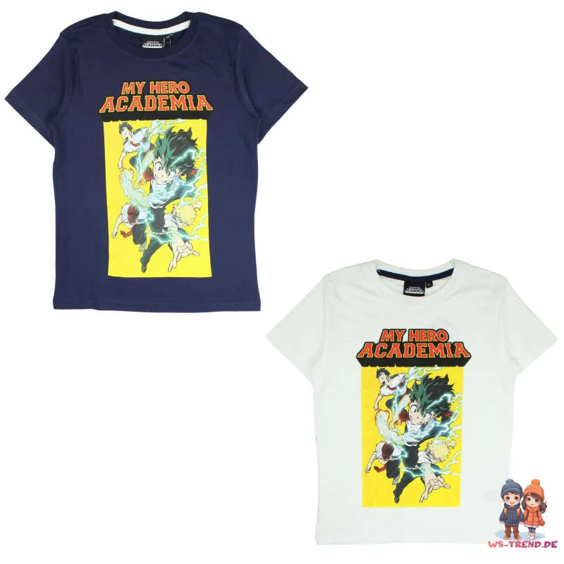 Anime My Hero Academia T-Shirt Kurzarm Shirt - WS-Trend.de 140-176 100% Baumwolle
