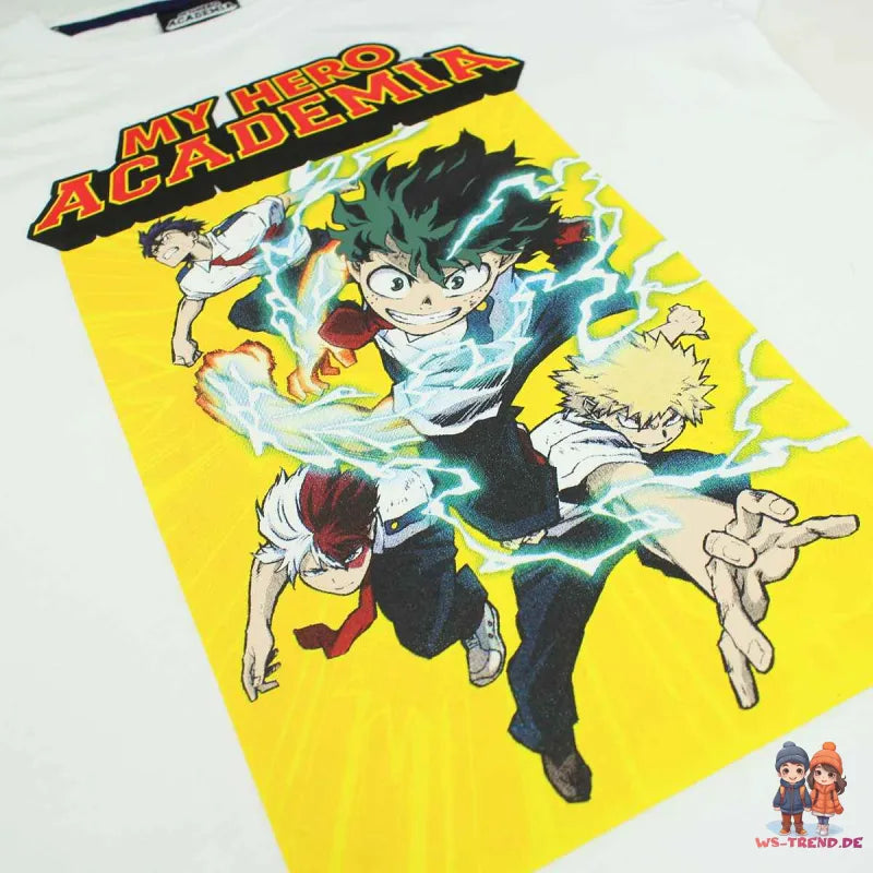 Anime My Hero Academia T-Shirt Kurzarm Shirt - WS-Trend.de 140-176 100% Baumwolle