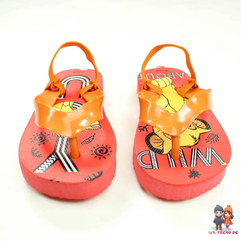 Disney König der Löwen Simba Kinder Baby Flip Flops mit Halteriemchen - WS-Trend.de Gr. 20-25