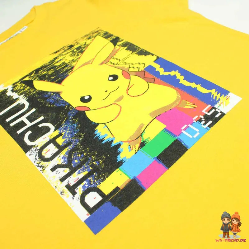 Pokemon Pikachu Jungen Kurzarm T-Shirt Shirt - WS-Trend.de 100% Baumwolle Gr. 140 bis 172