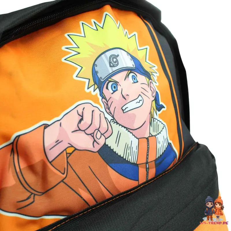 Naruto Shippuden Jungen Rucksack Schultasche Backpack Tasche Gr. 40x30x15 cm - WS-Trend.de