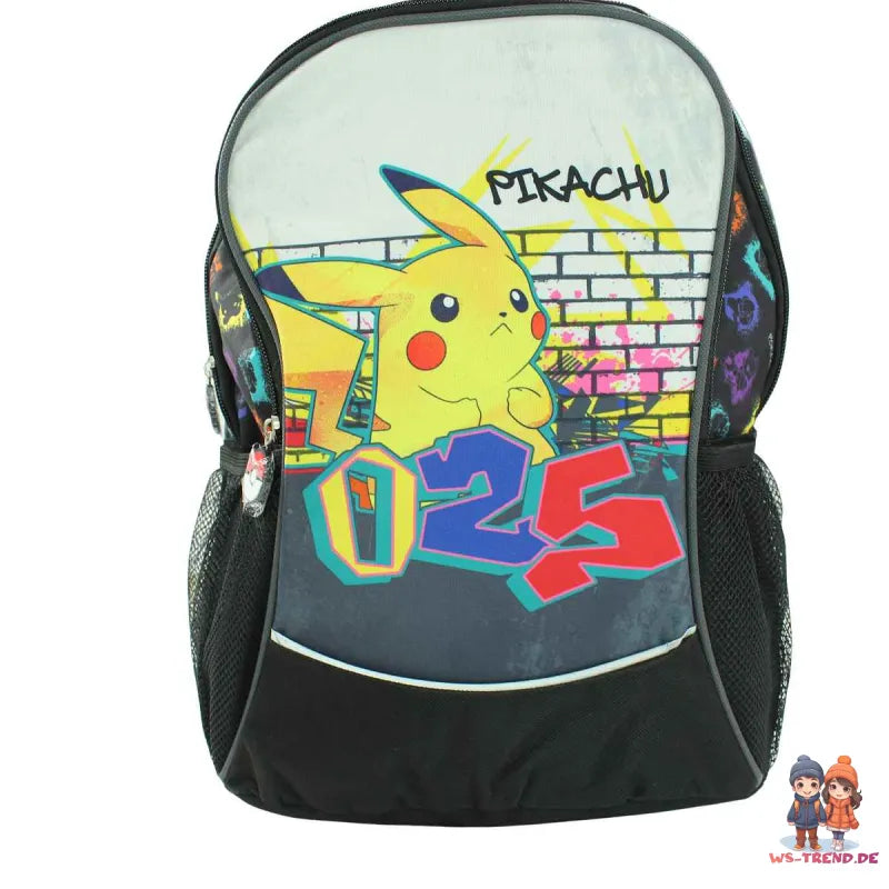 Pokemon Pikachu Jungen Rucksack Schultasche Backpack Tasche Gr. 40x27x14 cm - WS-Trend.de